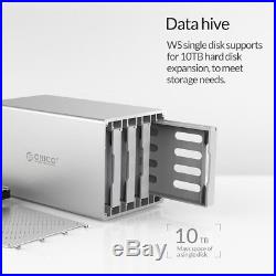 ORICO Aluminium 4 Bay 3.5 Inch USB 3.0 SATA III HDD Hard Drive Docking Station