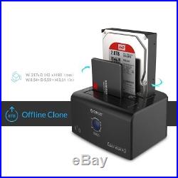 ORICO Dual Bay HDD Docking Station USB 3.0 eSATA for 2.5/3.5 Hard Drive Clone