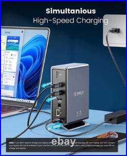 ORICO Thunderbolt 3 Docking Station 15-in-1 40Gbps USB C Docking Station TB3-S4 ORICO Thunderbolt 3 Docking Station 15-in-1 40Gbps USB C Docking Station TB3-S4