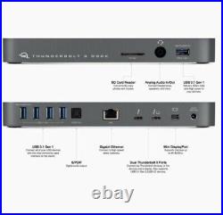 OWC 12 Port Thunderbolt 3 Dock USB C Inc Power Supply & Thunderbolt 3 cable