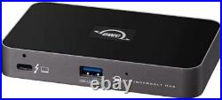 OWC Thunderbolt Hub Docking Station Grey/Black Thunderbolt 4 USB-A OWC Thunderbolt Hub Docking Station Grey/Black Thunderbolt 4 USB-A