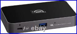 OWC Thunderbolt Hub Docking Station Grey/Black Thunderbolt 4 USB-A OWC Thunderbolt Hub Docking Station Grey/Black Thunderbolt 4 USB-A