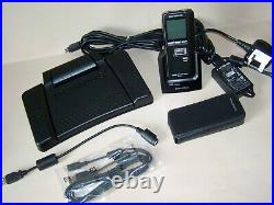 Olympus DS 5500 Mobile Dictation Kit Bundle, CR10, A517, RS31H, case, 4gb SD