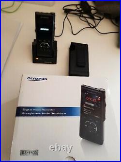 Olympus DS-9500 Voice Recorder Premium Kit, less than 2 weeks old, used twice