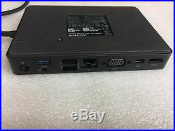 Original Dell K17A USB3.0 Docking Station & Port Replicator. With power supply