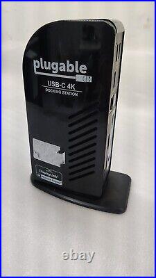 PLUGABLE USB-C 4K TRIPLE DISPLAY Docking Station UD-ULTC4K -No POWER Adapter