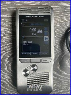 Philips DPM 8000 Pocket Memo Dictation Recorder with 3D Mic Technology