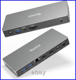 Plugable 11-in-1 USB C Docking Station Dual Monitor USB4 100W Laptop BoxN Plugable 11-in-1 USB C Docking Station Dual Monitor USB4 100W Laptop BoxN