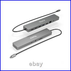 Plugable 11-in-1 USB-C Laptop Docking Station Dual Monitor 4K 60Hz Plugable 11-in-1 USB-C Laptop Docking Station Dual Monitor 4K 60Hz