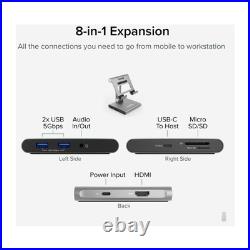 Plugable 8-in-1 USB C Docking Station with Stand 100W (UDS-7IN1) Plugable 8-in-1 USB C Docking Station with Stand 100W (UDS-7IN1)