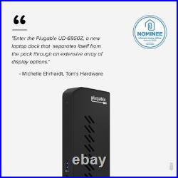 Plugable Technologies USB 3.0 and USB-C Dual 4K Display Docking Station with