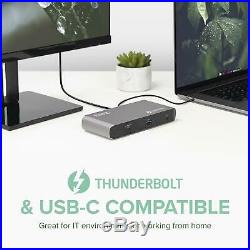 Plugable Thunderbolt 3 and USB C Dock with 60W Charging, Mac & Windows