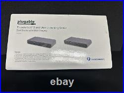 Plugable Thunderbolt 3 and USB-C Docking Station Dual Display with 60W Charging Plugable Thunderbolt 3 and USB-C Docking Station Dual Display with 60W Charging