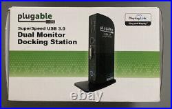 Plugable UD3900-EU USB 3.0 Universal Docking Station with Dual Video Output