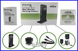 Plugable UD-3900 USB 3.0 Universal Docking Station with Dual Video Outputs chang