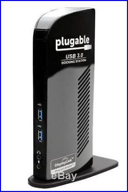 Plugable UD-3900 USB 3.0 Universal Docking Station with Dual Video Outputs for