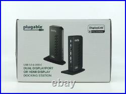 Plugable UD-6950Z Universal Docking Station for USB 3.0 or USB-C Laptops