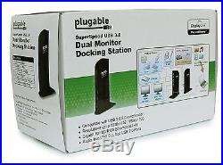 Plugable USB 2.0 Universal Laptop Docking Station For Windows DisplayLink up 4