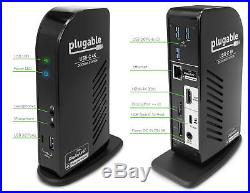 Plugable USB-C 4K Triple Display Docking Station with PD Charging UD-ULTC4K