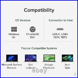 Plugable USB-C Docking Station Dual 4K Monitors, 65W PD, USB, Ethernet, Audio Plugable USB-C Docking Station Dual 4K Monitors, 65W PD, USB, Ethernet, Audio