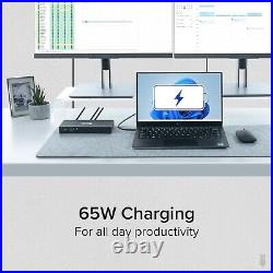 Plugable USB-C Docking Station Dual 4K Monitors, 65W PD, USB, Ethernet, Audio Plugable USB-C Docking Station Dual 4K Monitors, 65W PD, USB, Ethernet, Audio