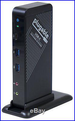 Plugable USB-C Docking Station USB-C & Thunderbolt 3 Systems Windows, MacBook