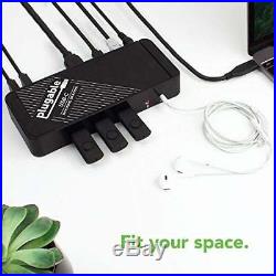 Plugable USB C Docking Station With Charging For Thunderbolt 3 & USB-C MacBooks