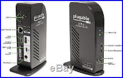 Plugable USB-C Triple Display Docking Station with Charging Support/Power Delive