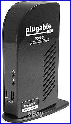 Plugable USB-C Triple Display Docking Station with Power Delivery UD-ULTCDL