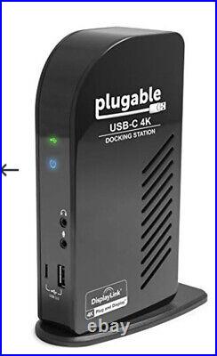 Plugable Usb-c Triple Monitor 4k Docking Display Station Mac Ud-ultc4k