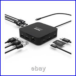 Port Connect USB Type C Docking Station Black (901907)