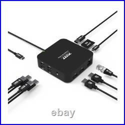 Port Connect USB Type C Docking Station Black (901907)