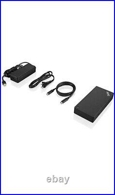 RPR £268 Lenovo ThinkPad Docking Station USB-C Dock Black