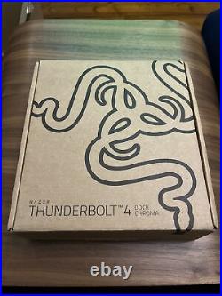 Razer Thunderbolt 4 Dock Chroma Premium Hub with RGB Lighting New