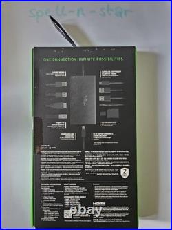 Razer USB-C Dock 11 ports with HDMI, Gigabit Ethernet, 3.5mm audio port, USB-A