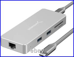 SABRENT USB C docking station adapter 3.2, USB hub HB-UHPN
