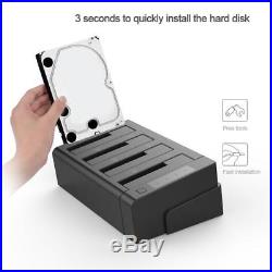SATA USB3.0 Four Bay Hard Drive Disk HDD Docking Station Offline Duplicator Box