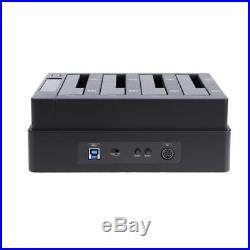 SATA USB3.0 Four Hard Drive HDD Dock Station Offline Copy Clon Duplicator Box