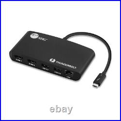 SIIG Thunderbolt 3 Dock (Dual 4K HDMI, USB 3.0, USB 2.0, Gigabit Ethernet)