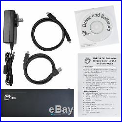 SIIG USB 3.0 4K Dual Video Docking Station USB-C