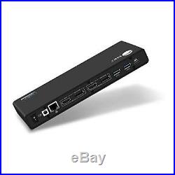 SIIG USB-C 4K Dual HDMI Docking Station 2x USB3.0, 2x DP, RJ45, Laptop Charging