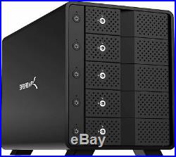 Sabrent USB 3.2 5-Bay 3.5 SATA Hard Drive Tray-Less Docking Station (DS-SC5B)