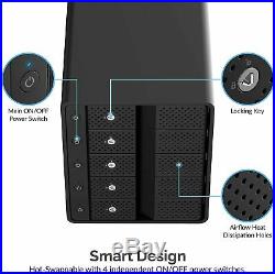 Sabrent USB 3.2 5-Bay 3.5 SATA Hard Drive Tray-Less Docking Station (DS-SC5B)