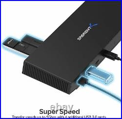 Sabrent USB Type-C Dual 4K Universal Docking Station DS-WSPD