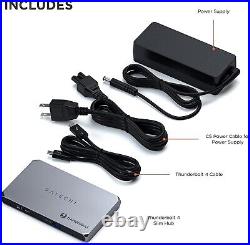 Satechi Thunderbolt 4 Slim Hub 5-in-1, USB C 60W Charging, Single 8k or Dual 4K