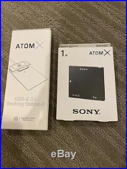 Sony Atomos AtomX 1TB SSD SSD Mini For Ninja V Recorder + USB-C Docking Station