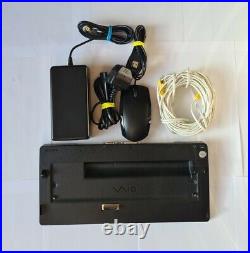 Sony VGP-PRSZ1 Docking Station 19.5v with Power Supply & HP USB Mouse TESTED