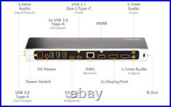 StarTech 4K USB-C Dock Triple UHD 4K HDMI DP USB C DK30CH2DEPUE StarTech 4K USB-C Dock Triple UHD 4K HDMI DP USB C DK30CH2DEPUE