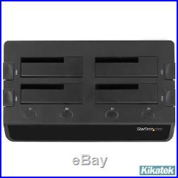 StarTech 4-Bay Hard Drive Docking Station for SSDs and HDDs eSATA/USB 3.0 to