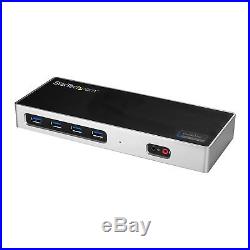 StarTech AC DK30A2DH Dual-4K HDMI DP 60Gz USB-C Monitor Docking Station Retail